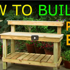 DIY Potting Bench