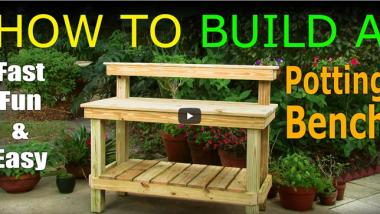 DIY Potting Bench