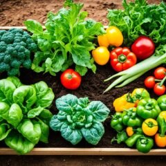 healthy and nutritious home grown vegetables